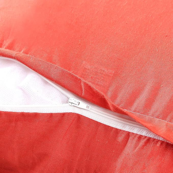 NEWLAKE Striped Classical Style Cotton Throw Pillow Covers (2 Pieces, 18X18 Inch)