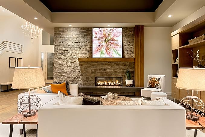 Wexford Home Floral Strokes I -Gallery Wrapped Canvas Art Print 10x10 Multicolor