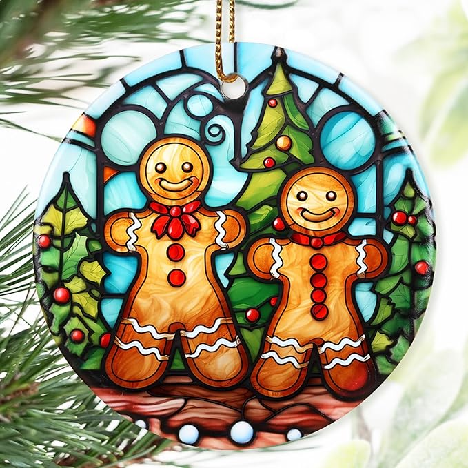 Christmas Ornament, Gingerbread Ornament, Christmas Decorations for Tree, Heirloom Keepsake, Gift Idea