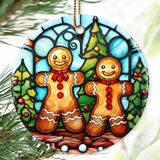 Christmas Ornament, Gingerbread Ornament, Christmas Decorations for Tree, Heirloom Keepsake, Gift Idea