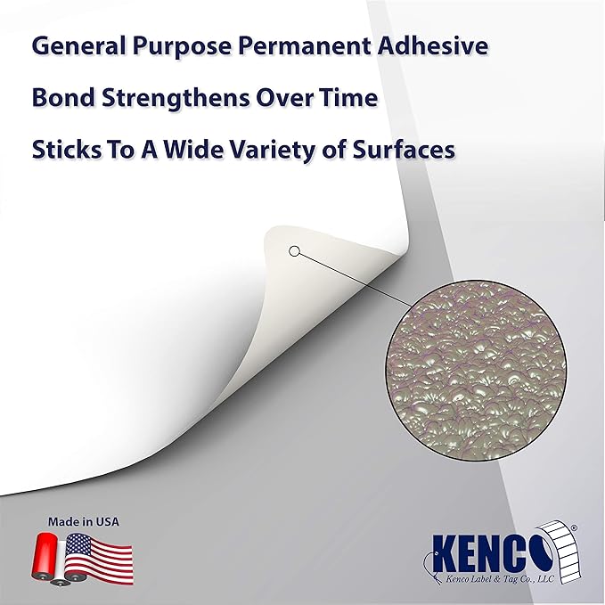 4" X 6" Direct Thermal Perforated Stickers Labels for Shipping Labels, Inventory, and Color Coding - Compatible with Zebra, Rollo, Godex and More (White, 6 Rolls)