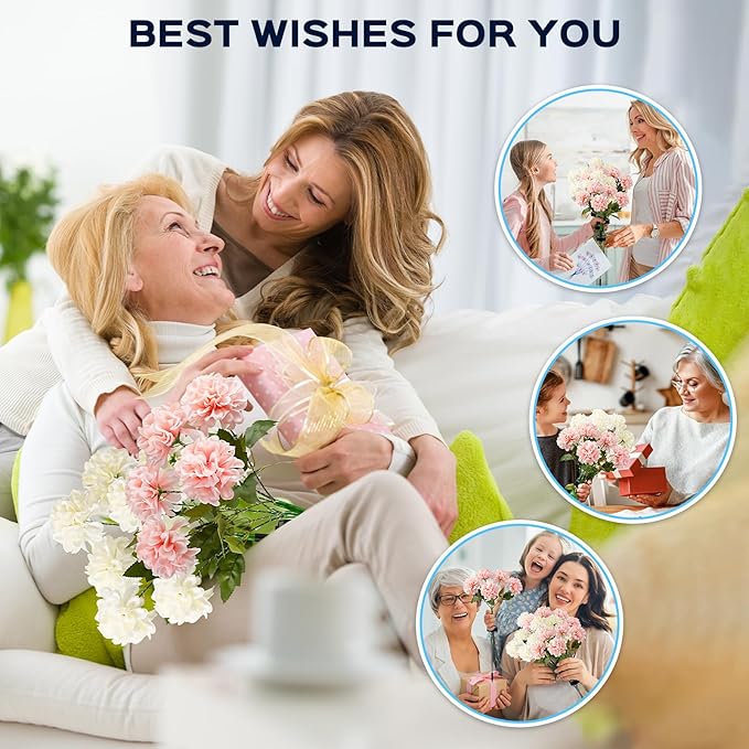 4 Pack Solar Garden Lights Outdoor, LED Colorful Waterproof Solar Powered Hydrangea Flowers Landscape Lights for Patio, Outside Yard, Pathway Decorative, Décor, Two Lighting Modes