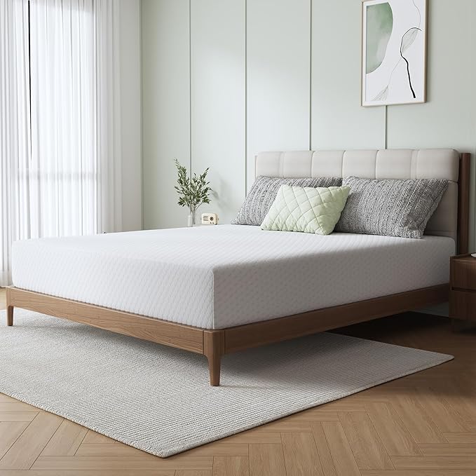 Novilla Memory Foam Mattress Full, 10 Inch Full Size Mattress with Comfort Foam & High-Density Support Foam for Pressure Relief & Contour Support Mattresses in a Box, Medium Firm Feel