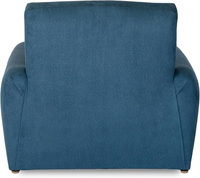 Toddler Personalized Armchair, Kids Upholstered Rocking Chair with Personalization, Toddler Chair with Personalized Name, Comfy Child Armchair, (Navy Suede, Rockers)