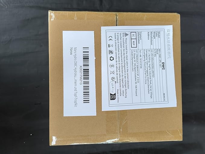 Mars Hydro DWC Hydroponics Grow System 5 Gallon Deep Water Culture with 8W Air Pump, Multi-Purpose Air Hose, Air Stone, 2 Buckets and Top Drip Kit