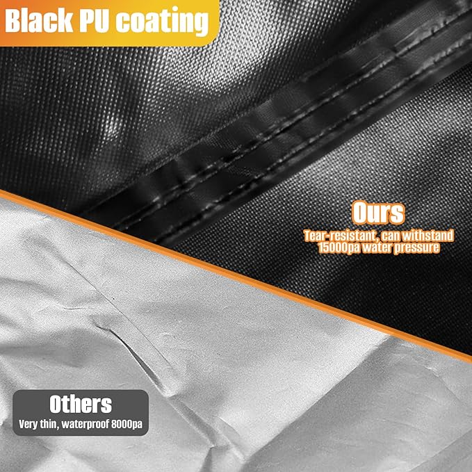 Kovshuiwe Kids Water Table Cover Fit Step2 Rain Showers Splash Pond Water Table, 420D Waterproof Dust Proof Anti-UV Outdoor Toys Cover