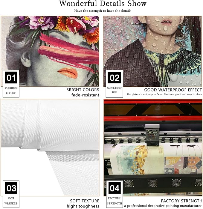 HoozGee Winter Wall Art Prints Set of 6 Canvas Print Artwork Sun Poster Ice Lake Snow Forest Frost Deer Pictures Photography Photo Bedroom Art Wall Decor (11"x14" UNFRAMED, Winter Art)