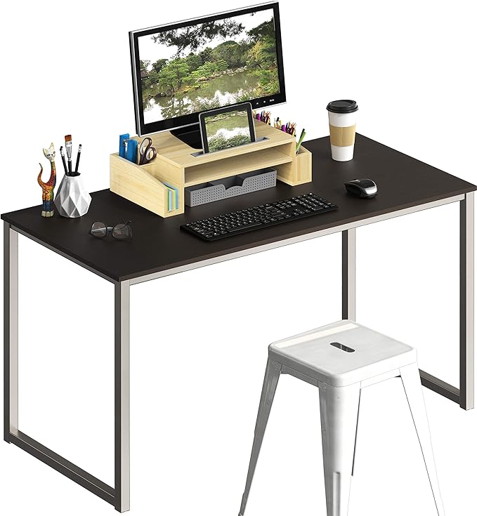 SHW Mission 40-Inch Home Office Computer Desk, Espresso