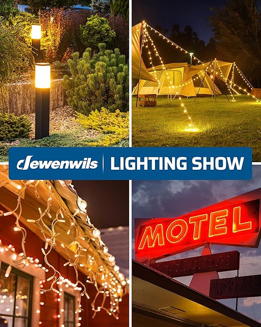 DEWENWILS 60W Low Voltage Landscape Transformer 120V AC to 24V DC, Outdoor Landscape Lighting Transformer Photocell Sensor & Timer, Weatherproof Low Voltage Transformer for Spotlights Pathway Lights