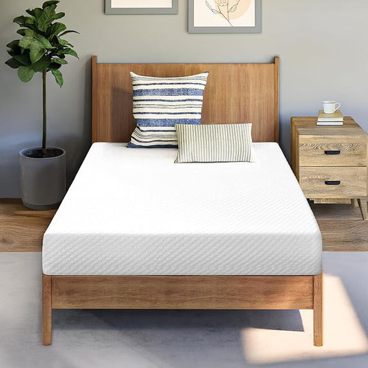 Neo Sleep 5 Inch Twin Cooling Gel Memory Foam Mattress for Cool Sleep Medium Firm Pressure Relief CertiPUR-US Certified Foam, Mattress in a Box No Fiberglass (Twin, 5 in)