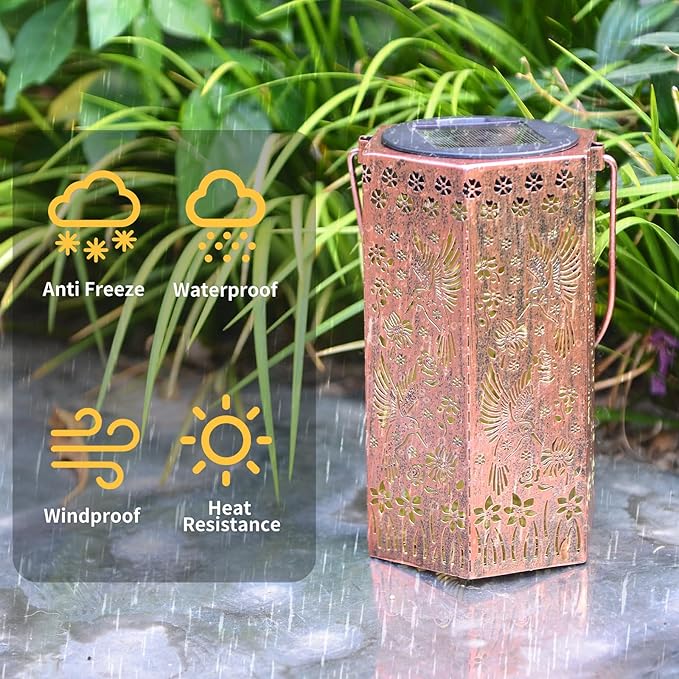 Styleonme Cardinal Lover Solar Light, Mother's Day Lantern Gift for Mom Grandma Women Sister, Hanging Image Cardinals Lanterns, Yard Corridor Garden Decor, Thanksgiving Day, Birthday Gifts