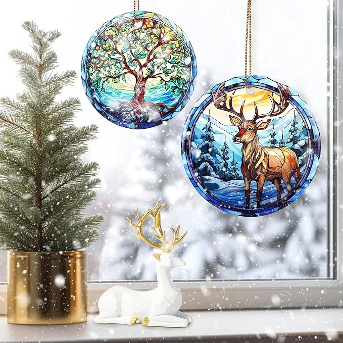 Christmas Ornament, Elk Ornament, Christmas Decorations for Tree, Heirloom Keepsake, Gift Idea