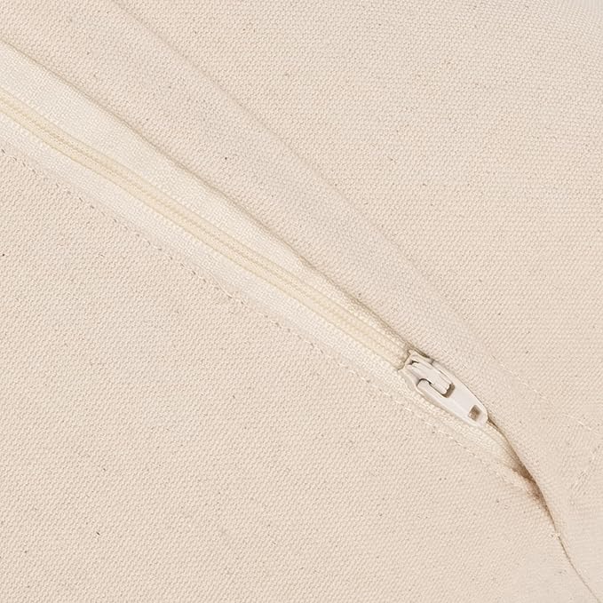 REDEARTH · Boho Textured Throw Pillow Cushion Covers- Lumbar Woven Tufted Decorative Farmhouse Cases Set for Couch, Sofa, Bed, Chair, Dining, Patio, Outdoor; 100% Cotton (12"x20", Gray) Pack of 2