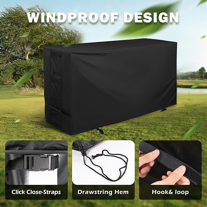 Griddle Cover for Royal Gourmet GD401,GD402, GD403 Grill, Flat Top Grill Cover for 66in 4-Burner Grill, Waterproof BBQ Grill Cover for Outdoor Barbecue/Gas Griddle/Propane Griddle