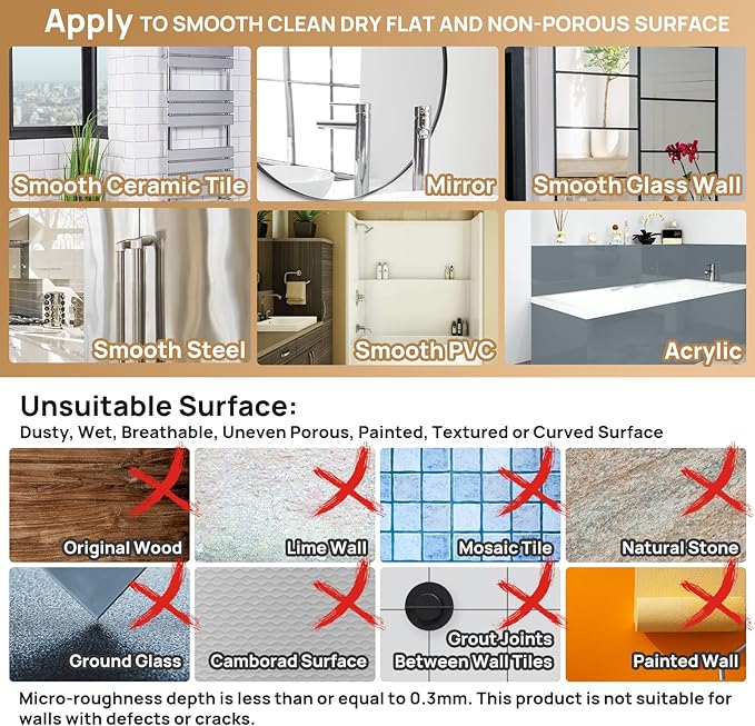 LEVERLOC Shower Caddy Suction Cup, 3 Pack Heavy Duty Bathroom Organizer for Inside Shower with Hooks & Soap Holder, Removable Bathroom Organizer, Rustproof Black Holder Storage