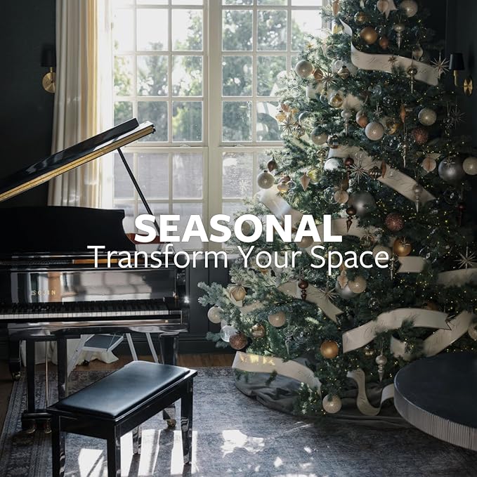 CG Hunter Holiday Collection Cedar Wreath, Premium Artificial Indoor and Outdoor Large 30" Cedar Christmas Wreath, Christmas Decorations and Holiday Greenery