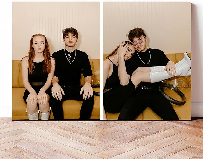 MAZUKO Personalized Custom Canvas Prints - Photo On Canvas Picture Gifts Photo Prints Canvas Personalized Wall Art Ideal for Home Decor (S2)