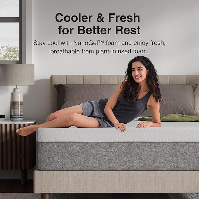 Novilla Mattress King Size 14 Inch, Gel Memory Foam Mattress King in a Box with Comfort Foam for Contour Support & Motion Isolation & Edge Support, CertiPUR-US Certified