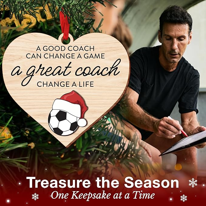 Soccer Ornaments for Christmas Tree - Perfect Soccer Gifts for Boys and Girls, Ideal Ornaments for Soccer Players and Coaches, 2025 Soccer-Ornament for Christmas Decoration
