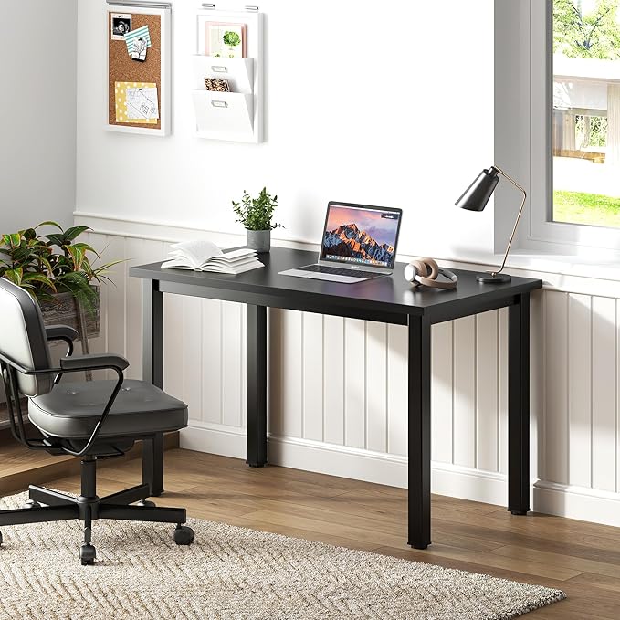 Need Small Computer Desk 31.5 inches Sturdy Writing Table Teens Study Table Laptop Desk for Home Office,Black AC3-8040-CB