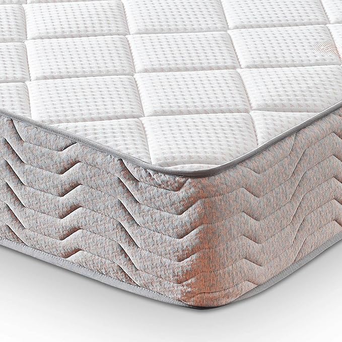 Sweet Home Stores Salia 12" King Hybrid Mattress – Medium Firm Support, Rock Salt-Infused Cover, Motion-Isolating Pocket Coils, CertiPUR-US® Certified, Fiberglass-Free, Made in USA, Bed in a Box