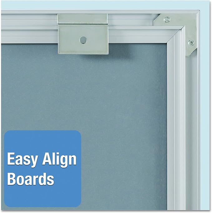 Quartet Matrix Modular Magnetic Whiteboard, 23" x 23", Includes Tray and Marker, Silver Aluminum Frame (M2323)