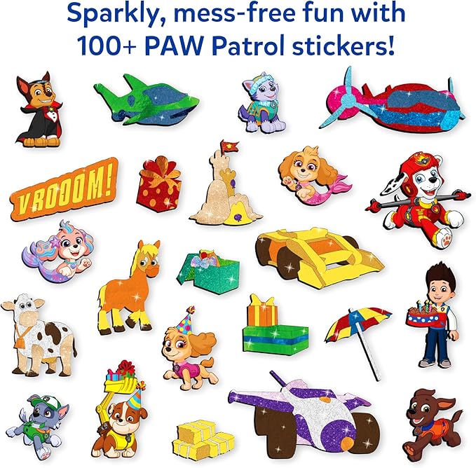Skillmatics Foil Fun - PAW Patrol, Mess-Free Art & Craft Kits for Kids, DIY Creative Activity, Travel Toys, Christmas Gifts for Fans of Chase, Marshall, Skye, Girls, Boys, Ages 4, 5, 6, 7, 8 and Up