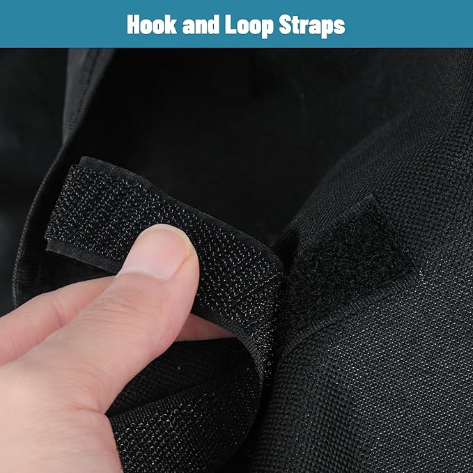 Grill Cover for Weber Searwood 600 Pellet Smoker, 47" Heavy-Duty 600D Waterproof Grill Cover with Adjustable Straps