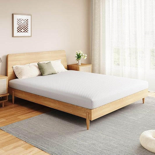 5 Inch Queen Size Mattress in a Box,Memory Foam Mattress for Comfort Sleep, Cooling Night Sleep & Pressure Relief, Ships Compressed (5", Queen)