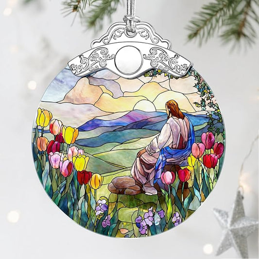 Jesus Christmas Decorations - Christmas Ornaments for Tree | Religious Holiday Ornaments | Christian Home Decor – Religious Gifts | Christian Gifts | Gift Ideas | Xmas Gift