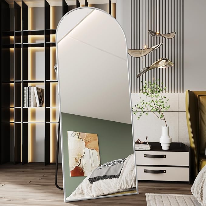 28"x71" Floor Length Mirror,Nano espejos Grandes para sala Elegantes,Full Mirrors for Bedroom,Silver Mirror,Tall Mirror Full Body