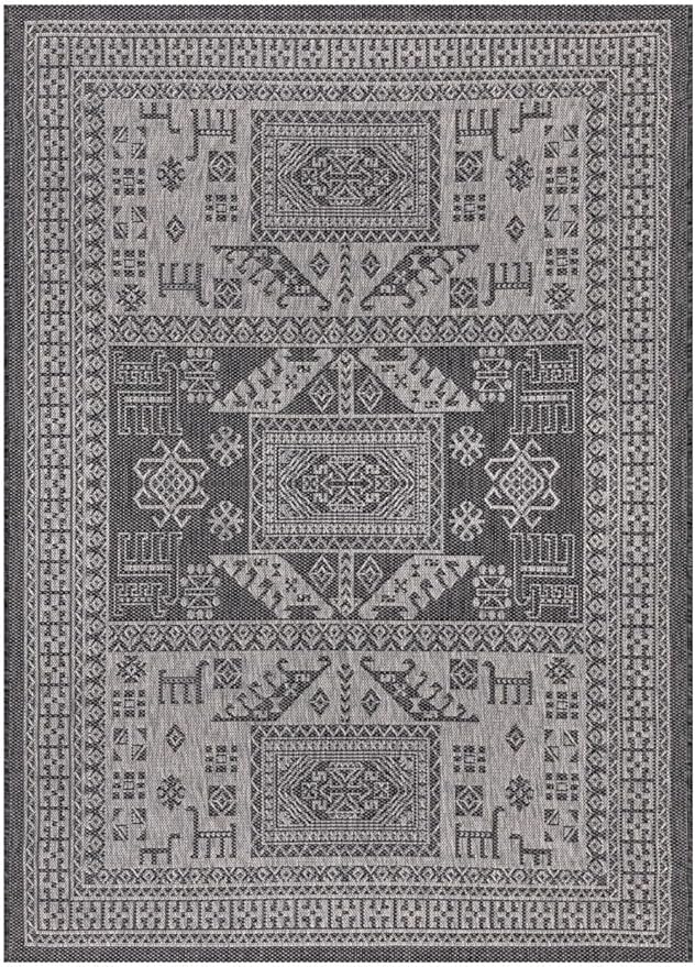 Keen Home Design Terrace Outdoor Area Rug - 9x12 Washable Indoor/Outdoor Rug for Patio, Kitchen, Balcony, Beach, Garden, Deck and Porch, Size: 8'10"x12'