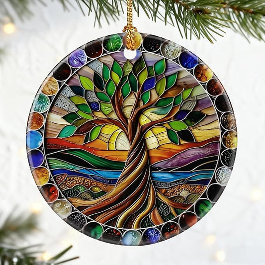 Tree of Life Ornament, Christmas Ornaments, Holiday Ornament, Christmas Tree Decorations, Tree of Life Gifts, Housewarming Gifts, Gift Exchange & Gift Idea, Giftbox Included