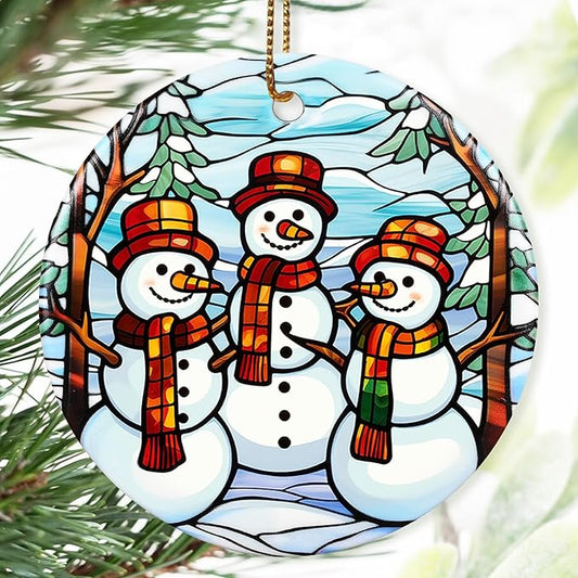 Christmas Ornament, Snowman Ornament, Christmas Decorations for Tree, Heirloom Keepsake, Gift Idea