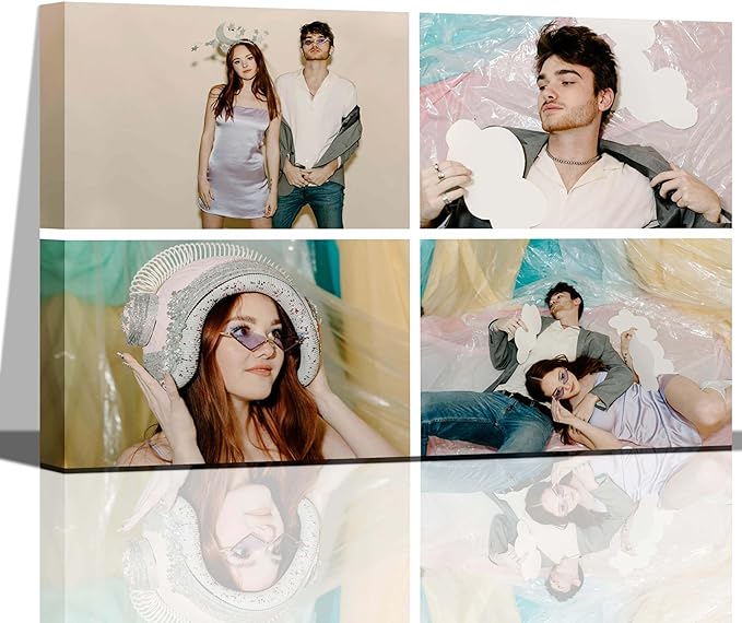 MAZUKO Personalized Custom Canvas Prints - Photo On Canvas Picture Gifts Photo Prints Canvas Personalized Wall Art Ideal for Home Decor (S4)