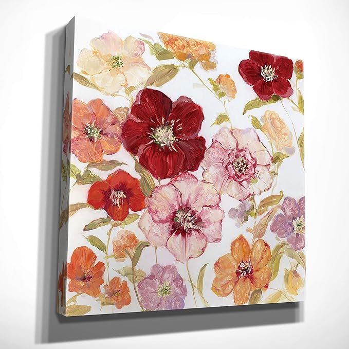 Wexford Home Avant Garden II Gallery Wrapped Canvas Wall Art, 32x32,