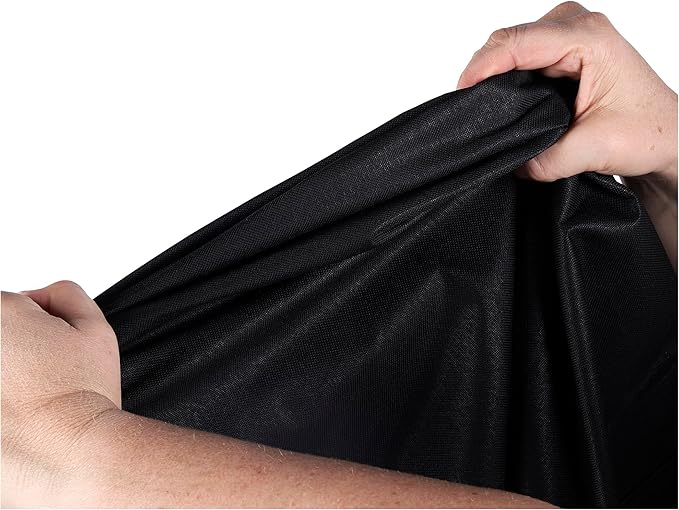 Pork Barrel Gas Grill Cover for Outdoor Grill, Grilling Gifts for Men – Heavy Duty Weber Gas Grill Cover I Waterproof I Weather UV Resistant, Black (58" L x 24" W x 48" H)