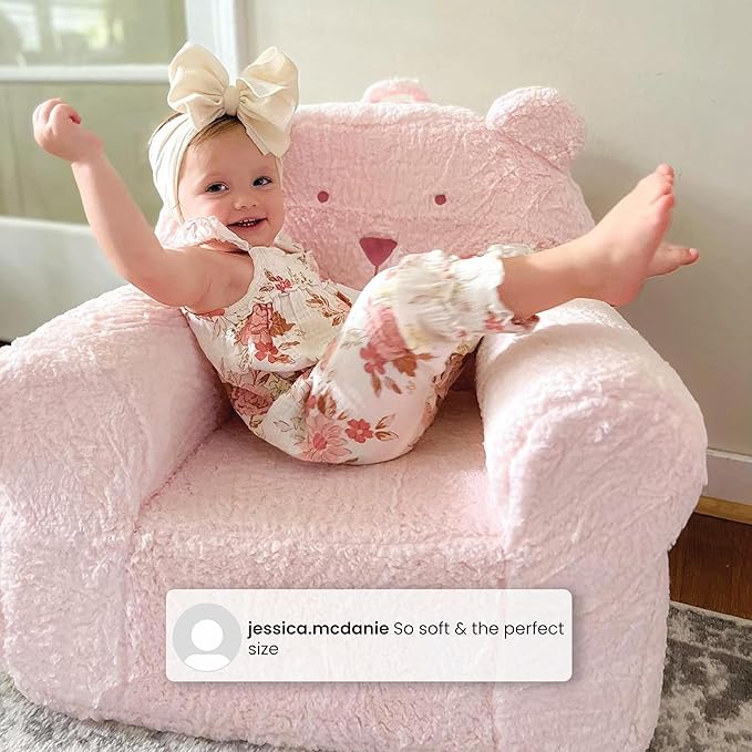 GAP babyGap Sherpa Bear Chair - Greenguard Gold Certified, Grey