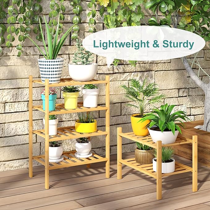 Small Shoe Rack, 2-Tier Shoe Rack for Entryway, Bamboo Wood Shoe Shelf for Closet & Hallway, Long 17.2IN | Beautiful | Functional | Sturdy | Durable