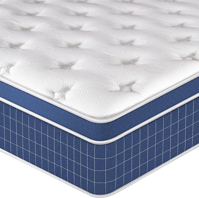 inight Twin Size Mattress 12 Inch, Hybrid Gel Memory Foam Twin Mattress in a Box for Comfort Sleep, Individual Pocket Coils Medium Firm Mattress for Motion Isolation Back Support, 180 Night Trial