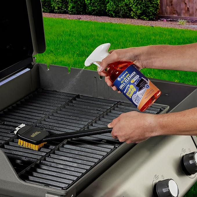 Mr. Bar-B-Q 18” Deluxe Grill Brush Powered by Scrub Daddy