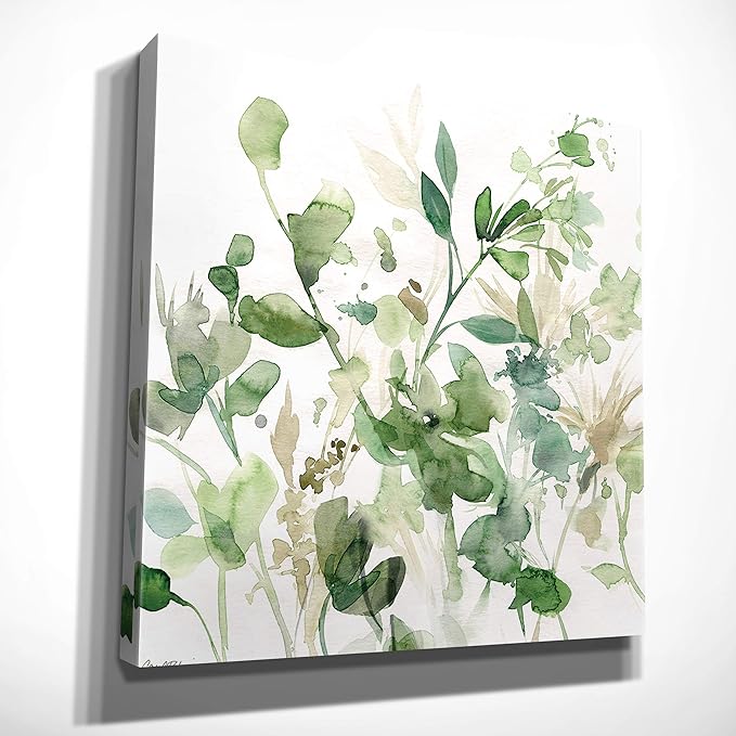 Wexford Home Sage Garden I -Gallery Wrapped Canvas Art Print, 16X16,