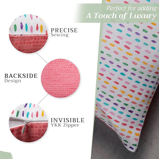 Maison d' Hermine Decorative Pillow Covers 20x20 Inch Square 100% Cotton Throw pillow Covers with invisible Zipper Cushion Case for Living Room Couch, Chair, Sofas, Bedroom, Home (Hesperides - Grphic)