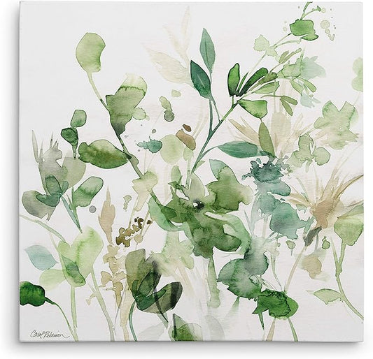 Wexford Home Sage Garden I Gallery Wrapped Canvas Wall Art, 10x10,