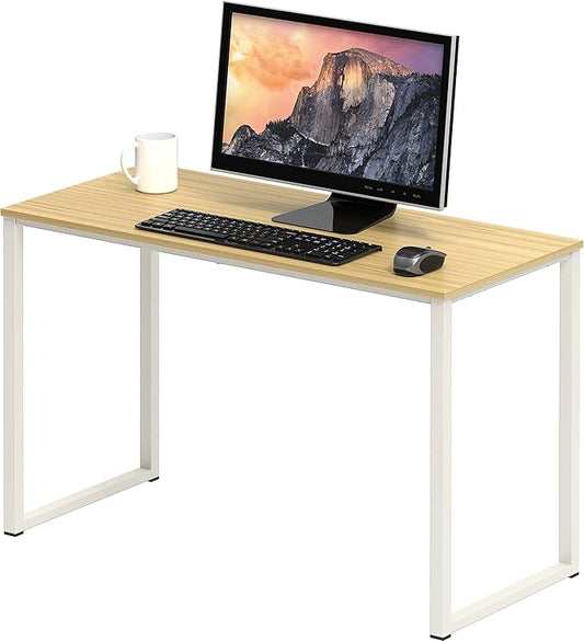 SHW Mission 32-Inch Home Office Computer Desk, Oak