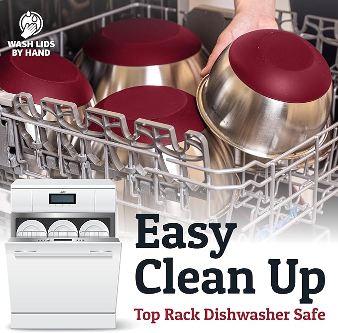 Priority Chef Stainless Steel Mixing Bowls with Lids Set, 3 Grater Attachments, Airtight Lids, Non-Slip Silicone Base Mixing Bowl Set, Large Prep Metal Mixing Bowls for Kitchen, Green