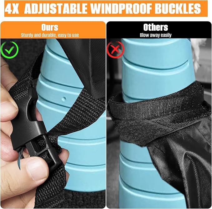 Kovshuiwe Kids Water Table Cover Fit Step2 Rain Showers Splash Pond Water Table, 420D Waterproof Dust Proof Anti-UV Outdoor Toys Cover