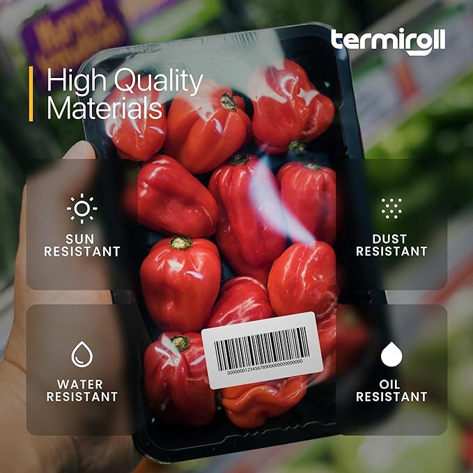 2x1 Thermal Label for Barcodes & Address - Perforated - 1000 Labels/Roll - Compatible with Most Direct Thermal Printers Rollo, Zebra - Strong Adhesive, BPA-Free, Commercial Grade (2"x1", 1000, Count)