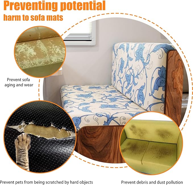 Rv Dinette Cushion Covers,Printing Stretchable Camper Cushion Cover,RV Cushion Slipcover,Rv Couch Cover Replacement for RV Camper Car Bench,2 Backrest Covers and 2 Bench Covers (Convallaria Majalis)