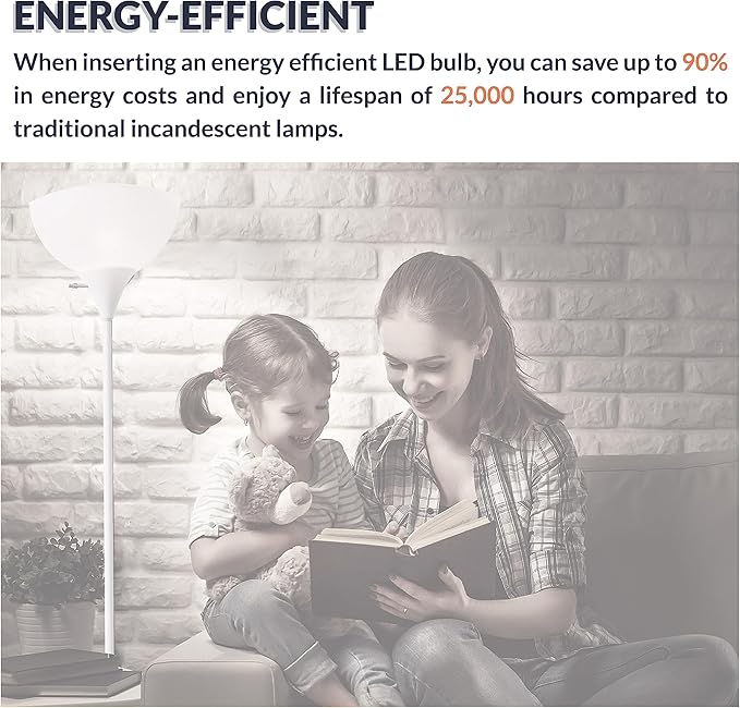 Newhouse Lighting NHFL-JO-WH Joey 71-inch Modern Standing, Torchiere Floor Lamp for Bedrooms, Living Room | Durable Floor Lamp for Home, Office, Reading (White)